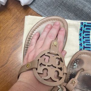 Tory Burch nude sandals